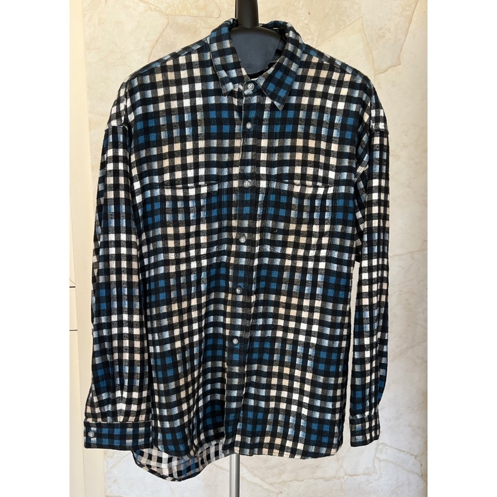 Vintage 90s Sahara Club Flannel Button Down - XL